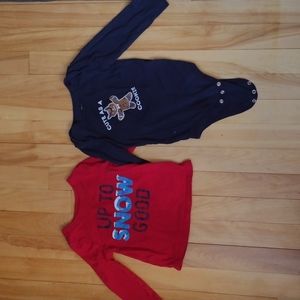 BOGO Two 12-18M Joe Fresh Winter Holiday Long Sleeve Tops